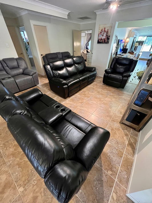 Full Cinema Couch Set - 3 Seater, 2 Seater. 1 Seater