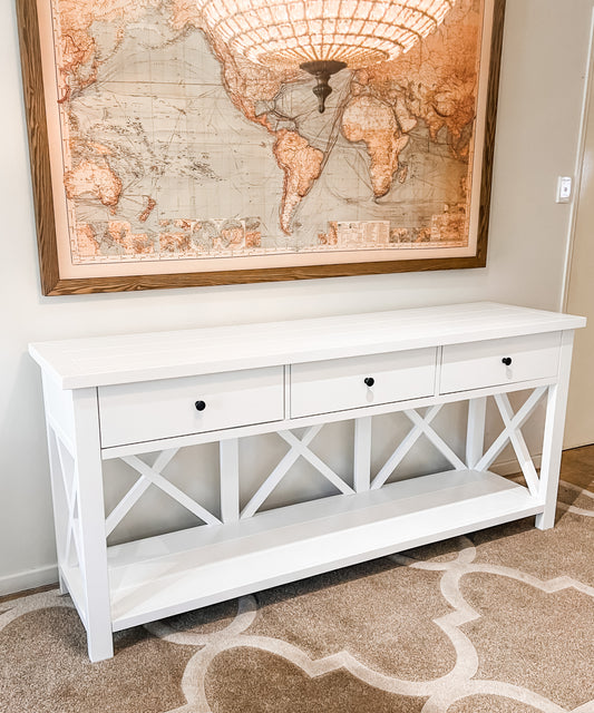 Hampton's Large Open 3 Drawer Buffet
